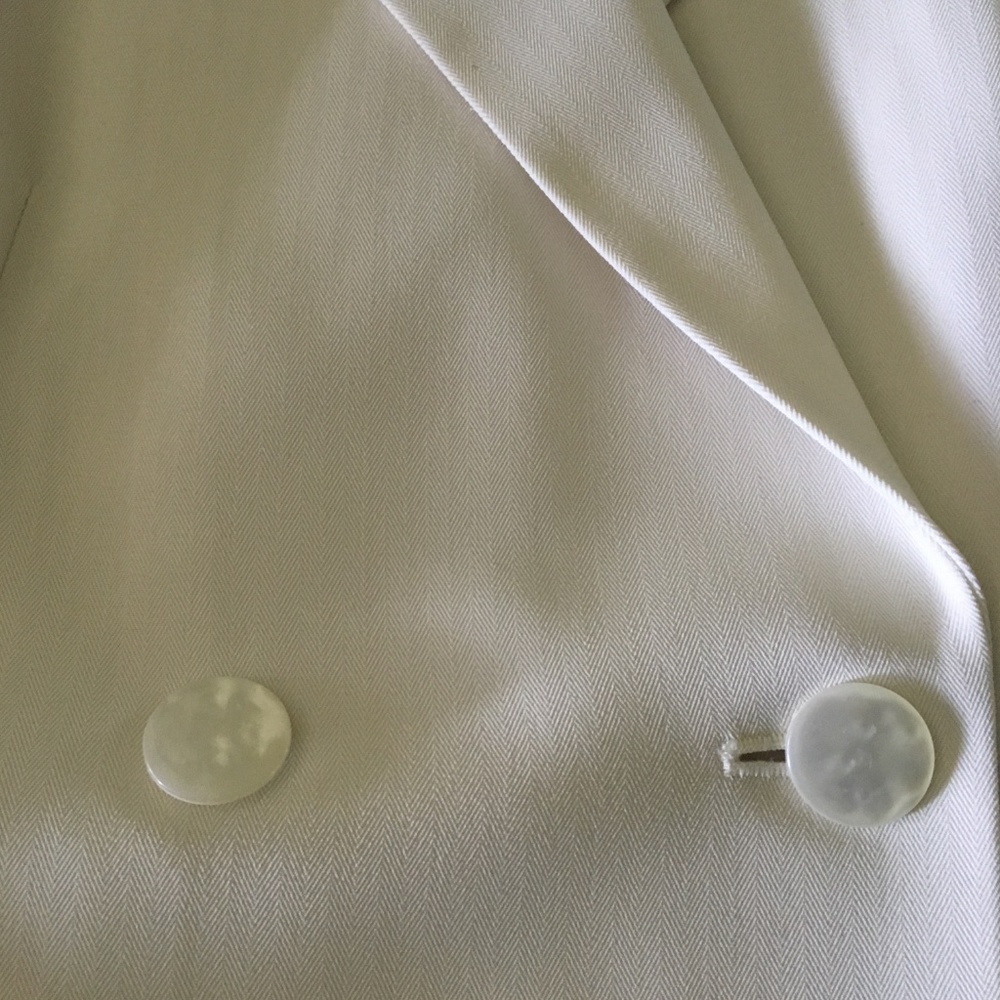 Off White Color Pantsuit size 10 - Picture 5 of 6